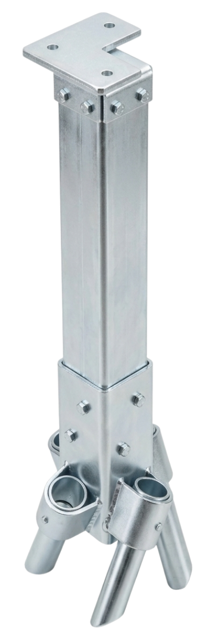 RapidStump concrete-free steel footing system